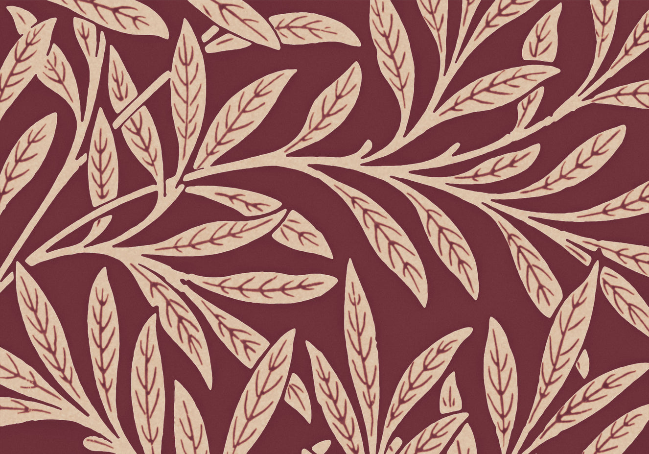 Vintage Leaf Wall Mural -2606270