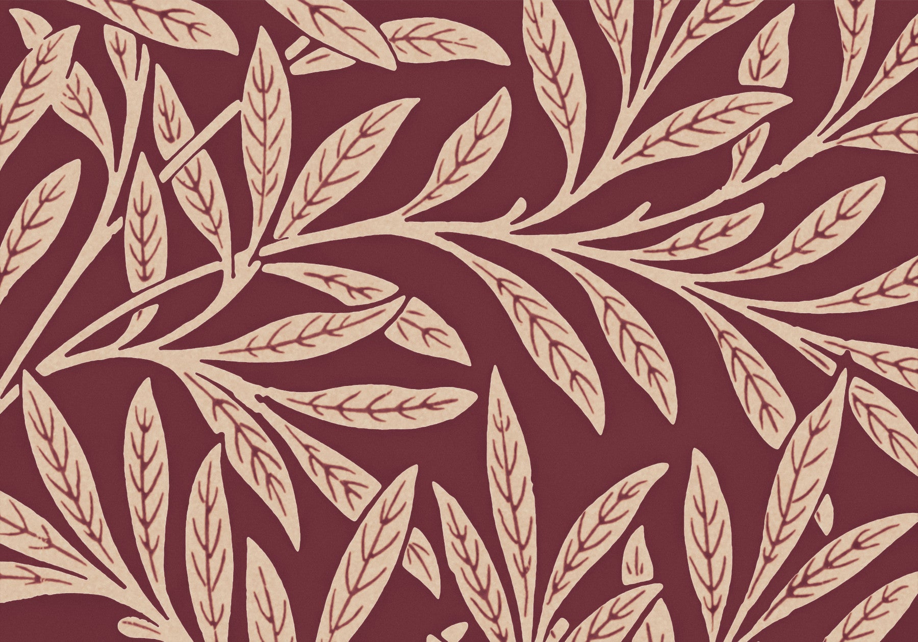 Vintage Leaf Wall Mural -2606270