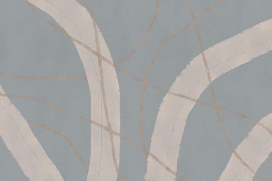 Curved Strokes Wall Mural -2876327
