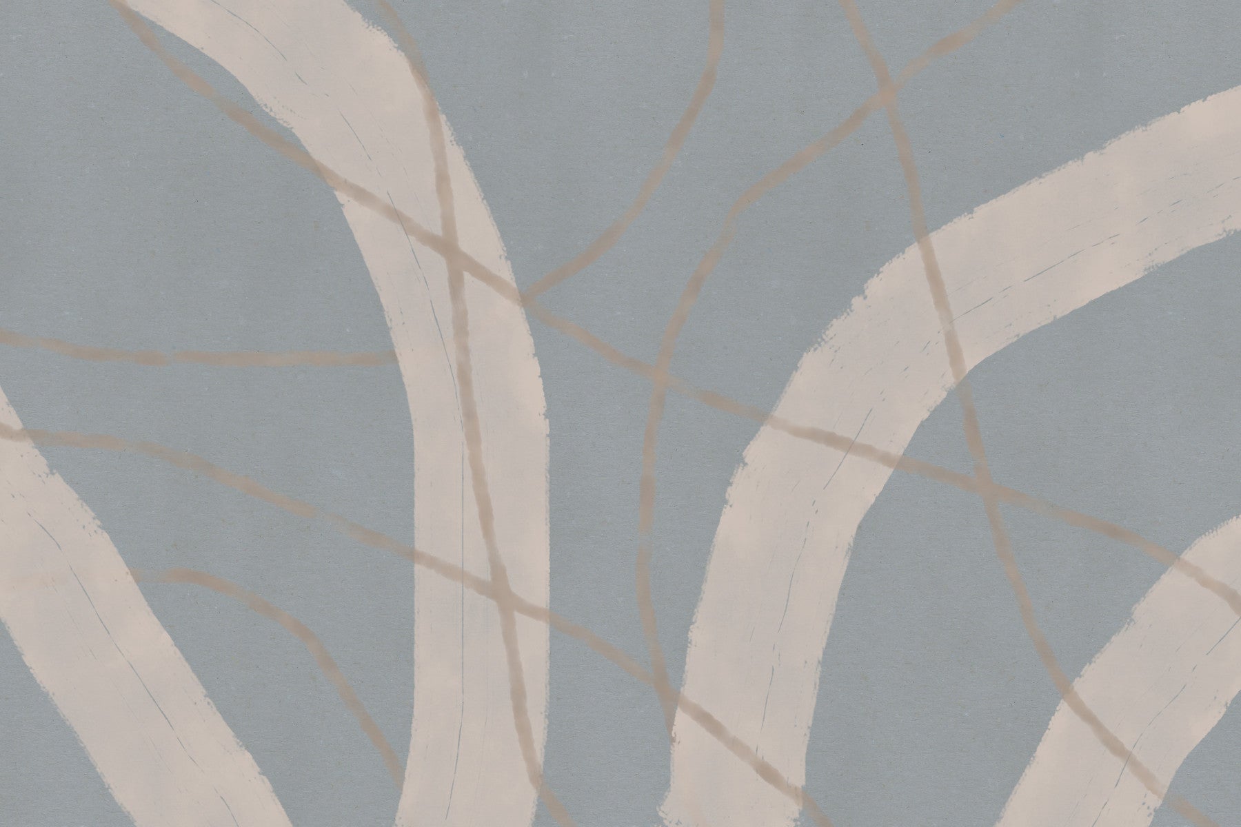 Curved Strokes Wall Mural -2876327 in your room — zoomed