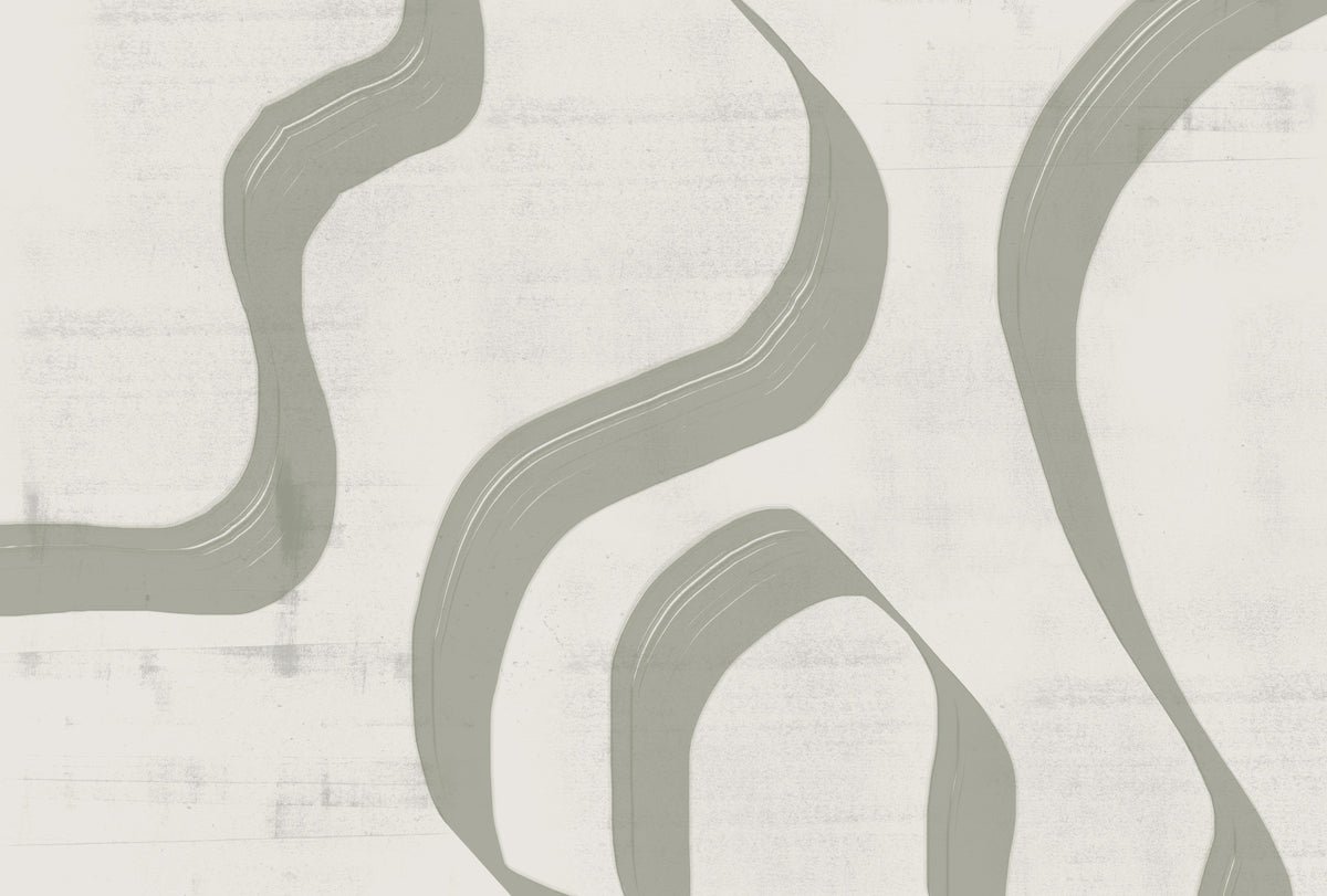 Sage Strokes Wall Mural -2861695 in your room — zoomed