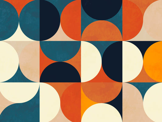 Retro Arcs Wall Mural - 2861715