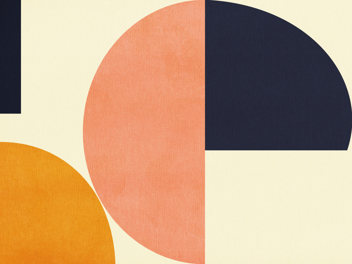 Retro Geometry Wall Mural - 2858614