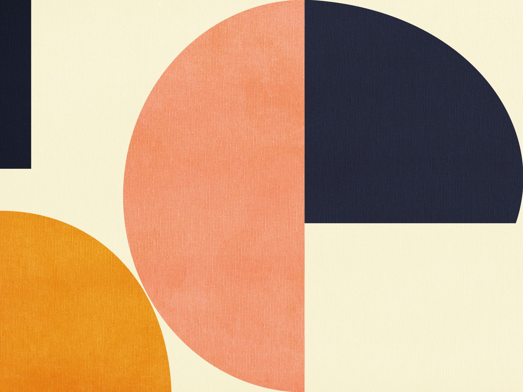 Retro Geometry Wall Mural - 2858614 in your room — zoomed