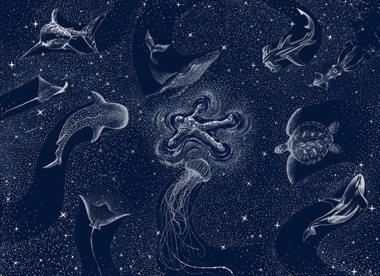 Cosmic Ocean Wall Mural - 2745722