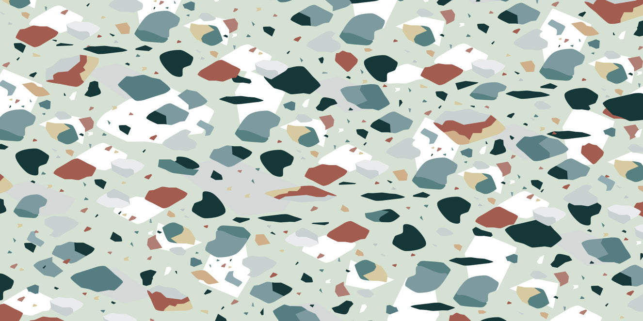 Terrazzo Echoes Wall Mural - 2742095