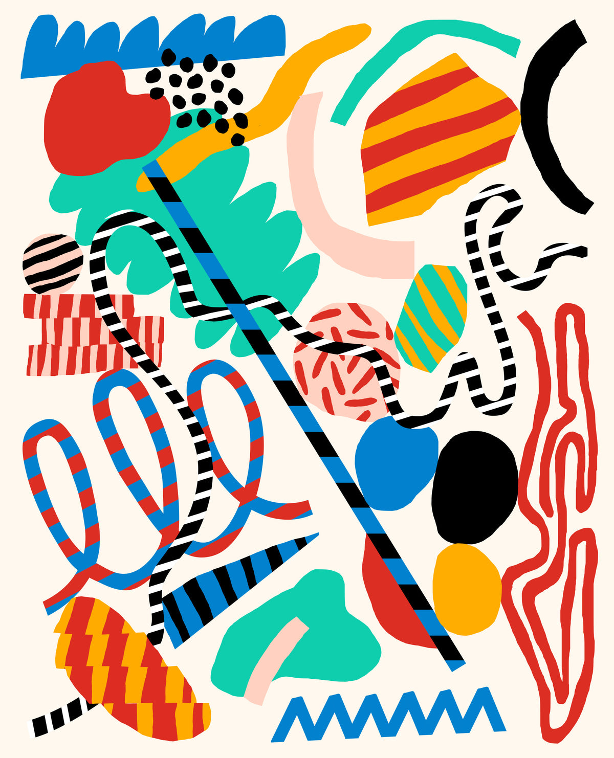 Elevate Wall Mural in your room — zoomed
