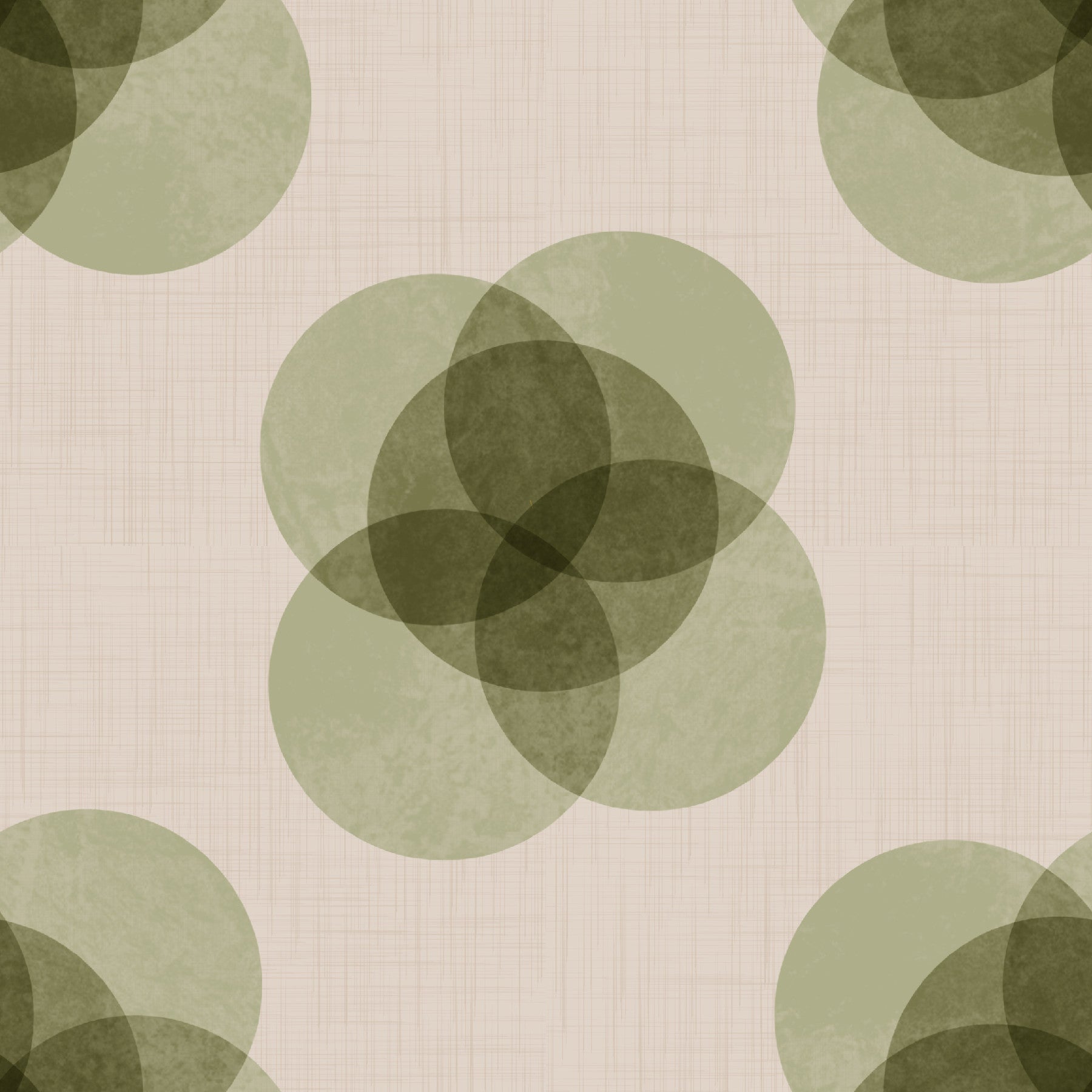 Japandi Petal - Soft Linen Minimal Modern Floral Wallpaper⁠