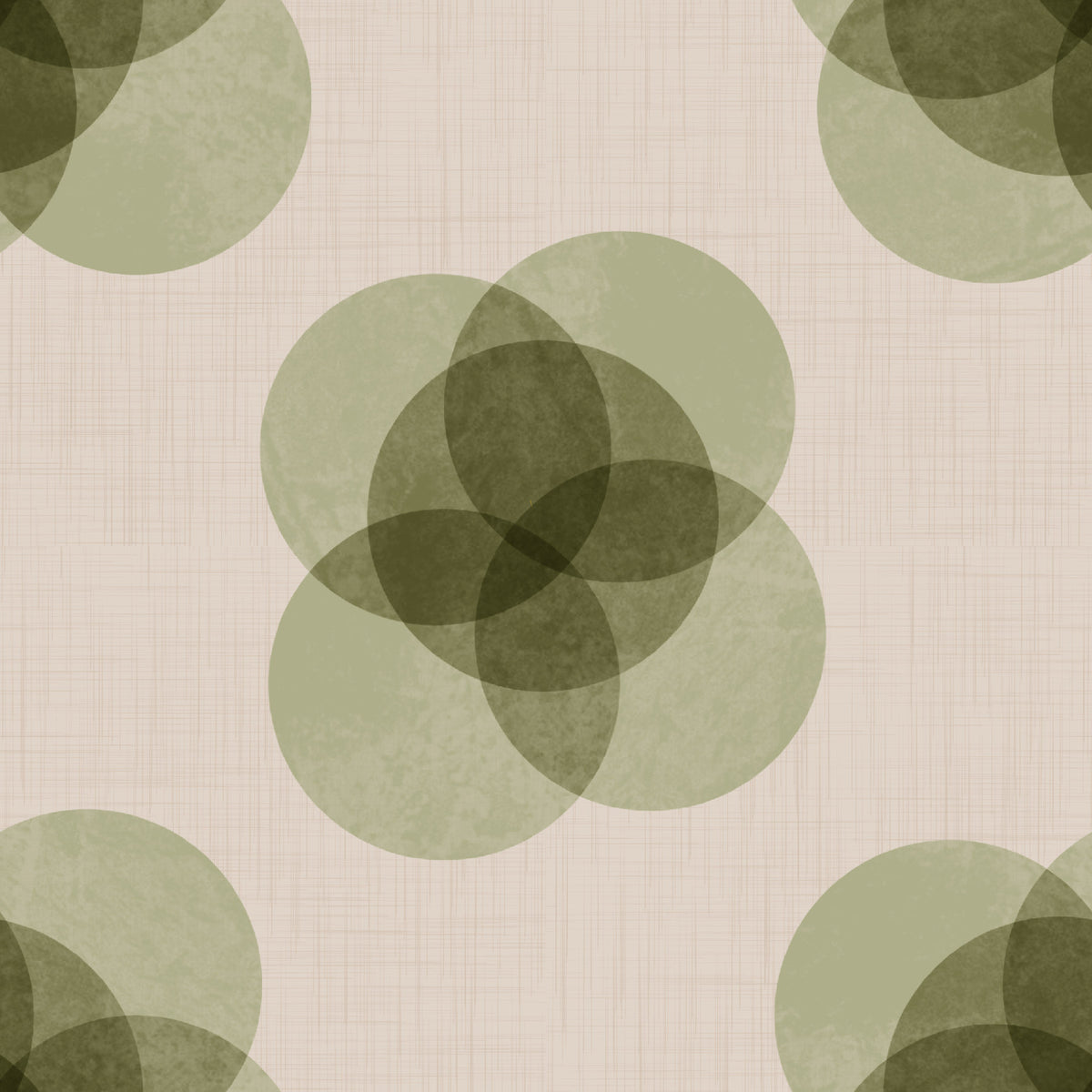 Japandi Petal - Soft Linen Minimal Modern Floral Wallpaper⁠ in your room — zoomed