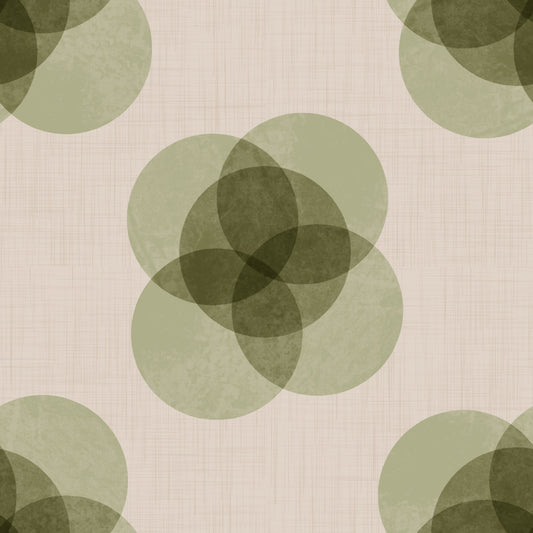 Japandi Petal - Soft Linen Minimal Modern Floral Wallpaper⁠