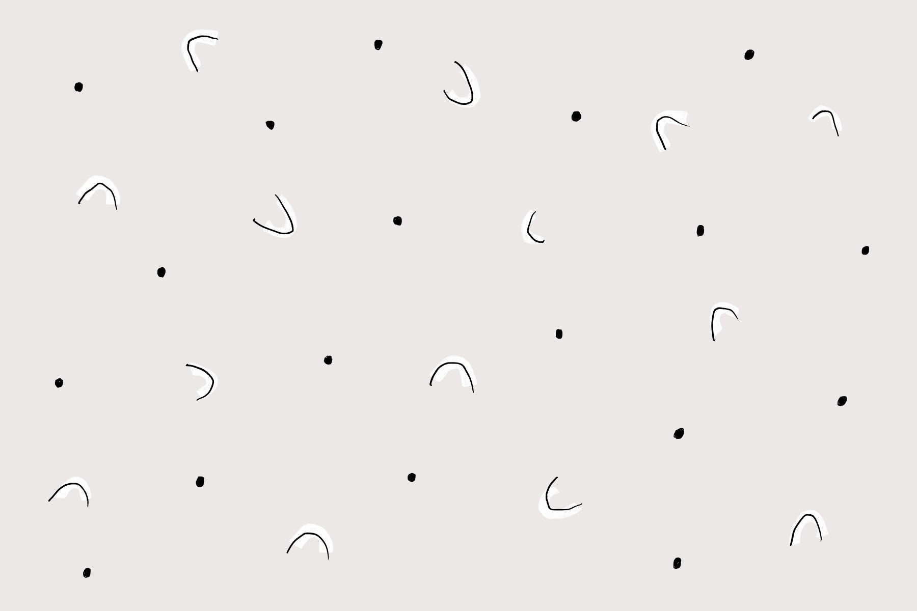 Minimalist Dots Wall Mural - 2329861