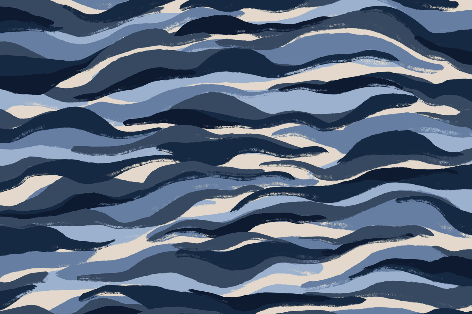 Coastal Bluescape Wall Mural - 2370772