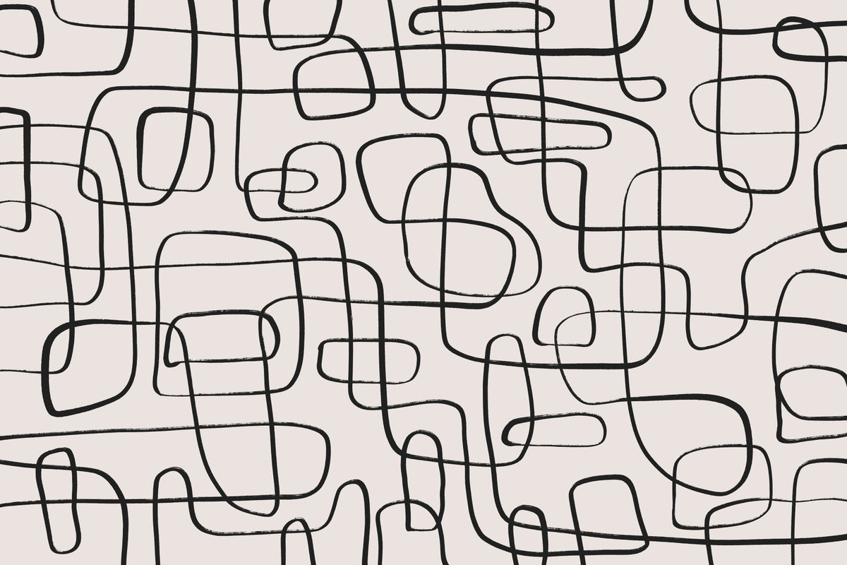Wandering Lines Wall Mural - 2372010