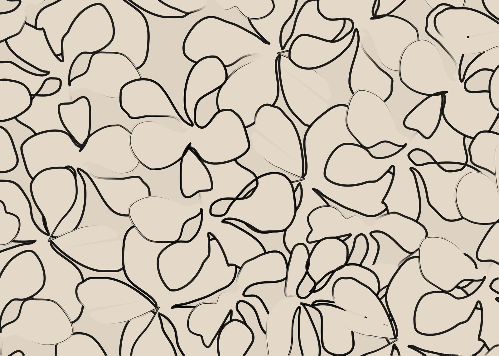 Organic Trace Wall Mural -2632099