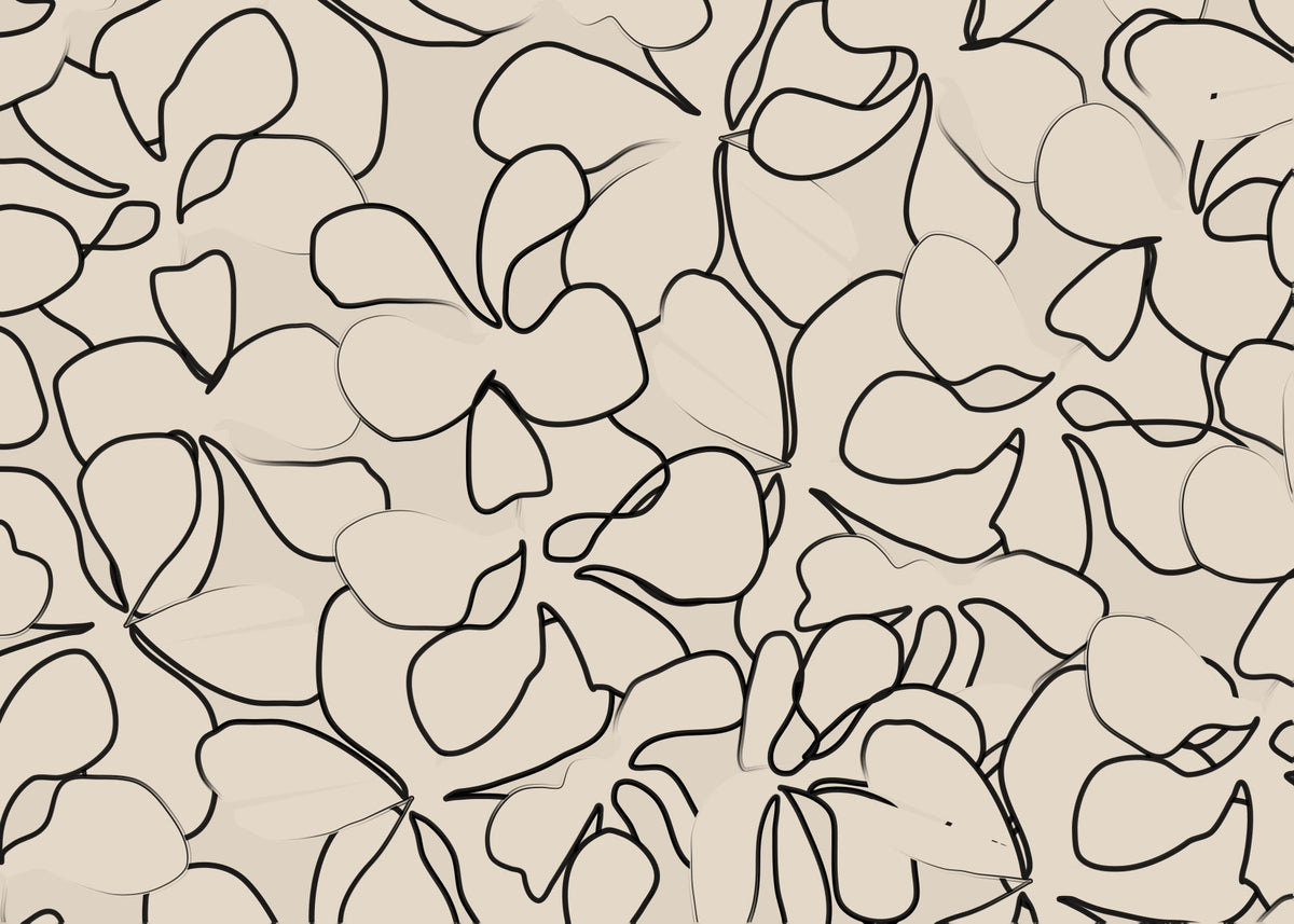Organic Trace Wall Mural -2632099 in your room — zoomed