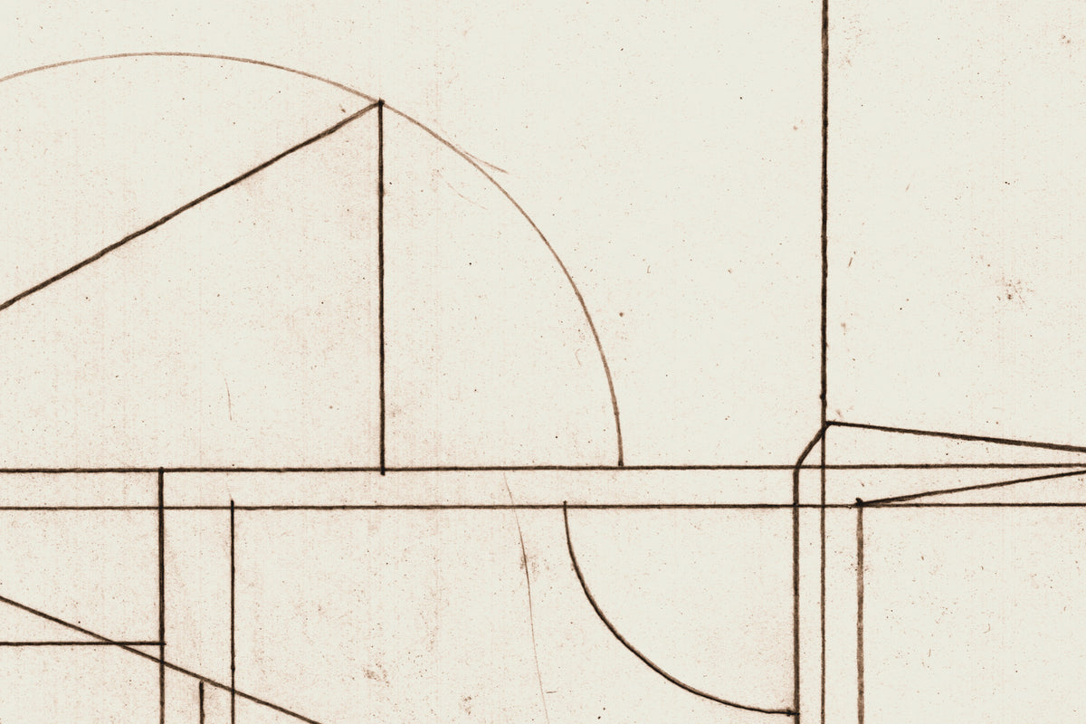 Architectural Blueprint Wall Mural -2632111 in your room — zoomed