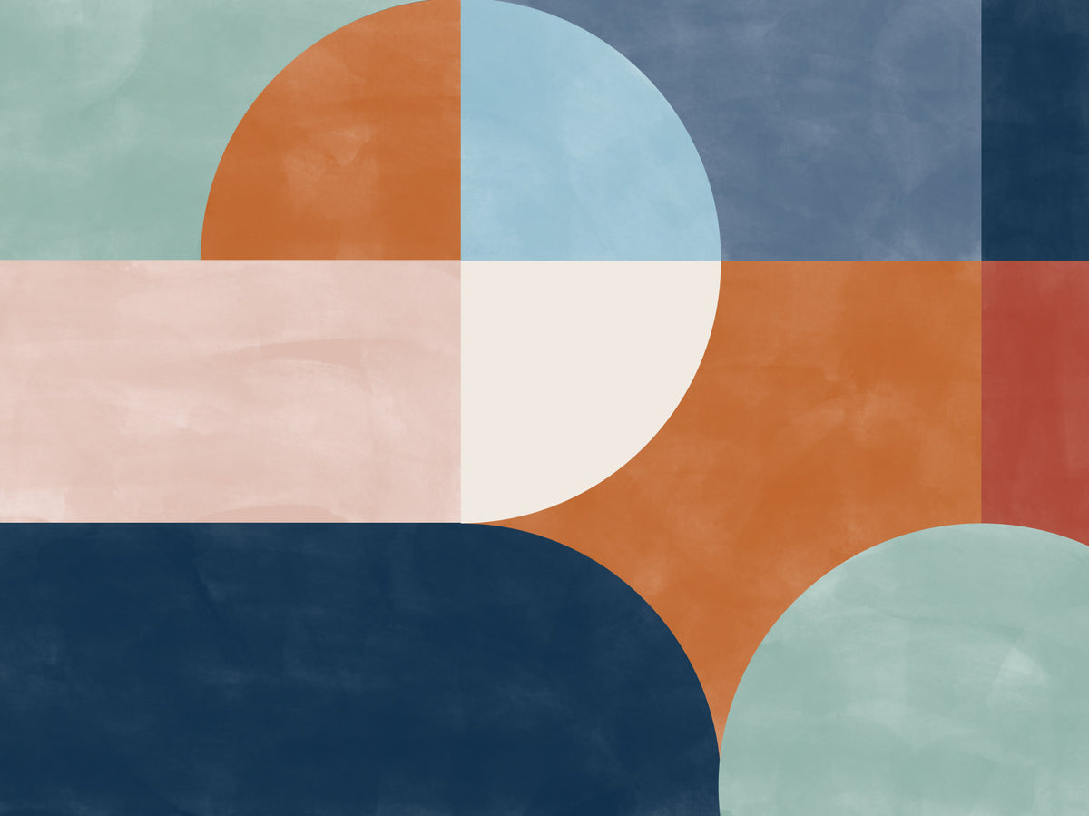 Circle & Square Abstract Wall Mural - 2632095 in your room — zoomed