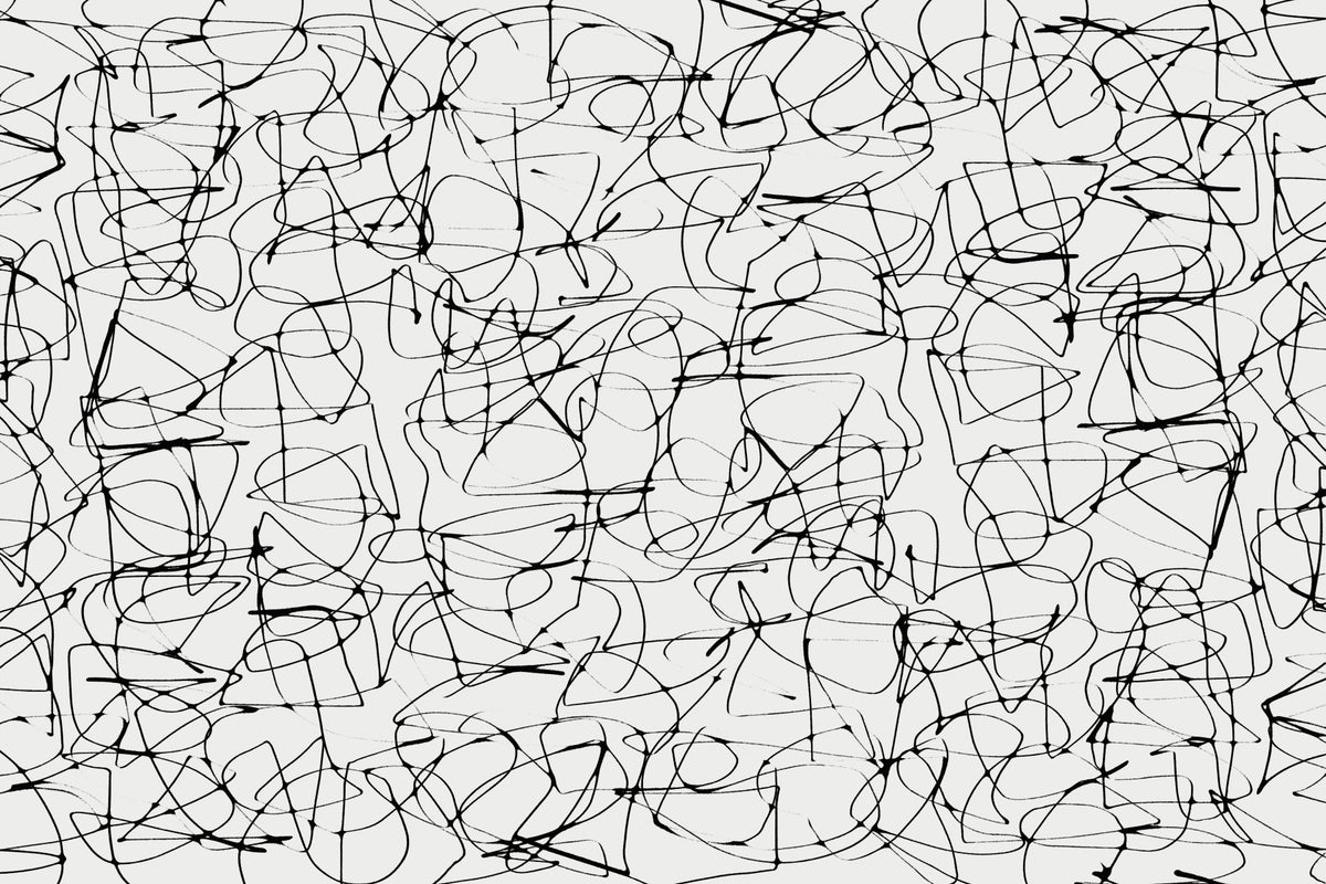 Ink Scribbles Wall Mural -2636257 in your room