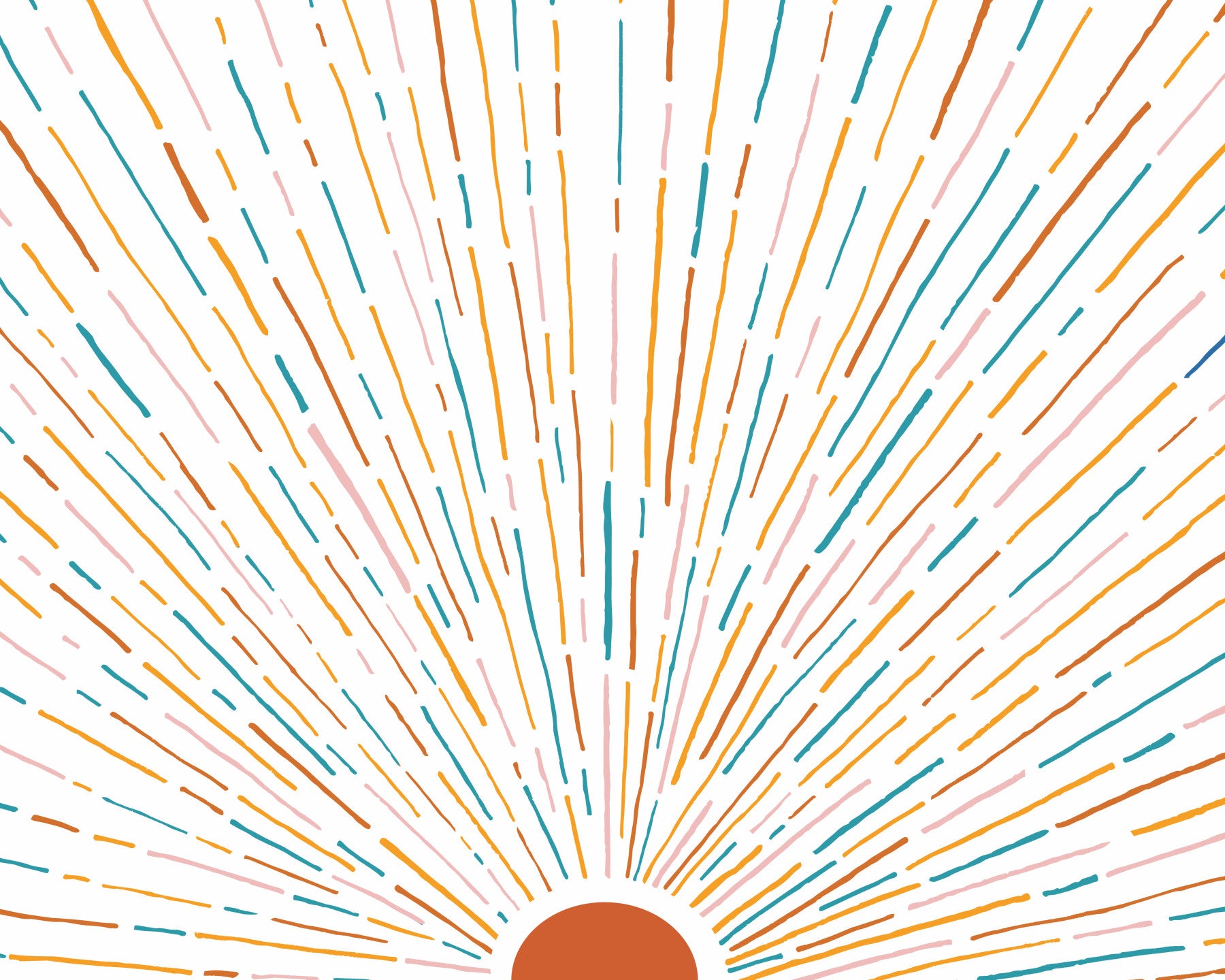 Sunrise Burst Wall Mural - 2674537