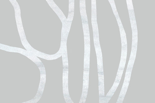 Abstract Gray Lines Wall Mural - 2717209