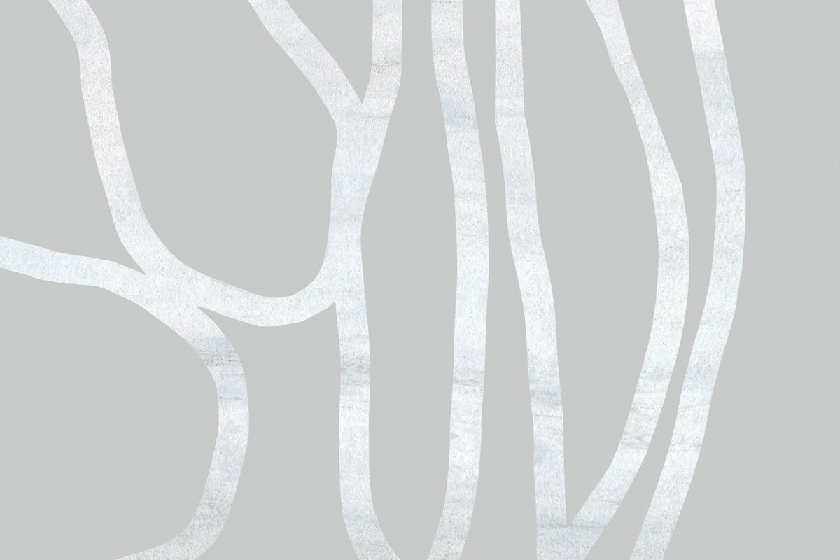 Abstract Gray Lines Wall Mural - 2717209