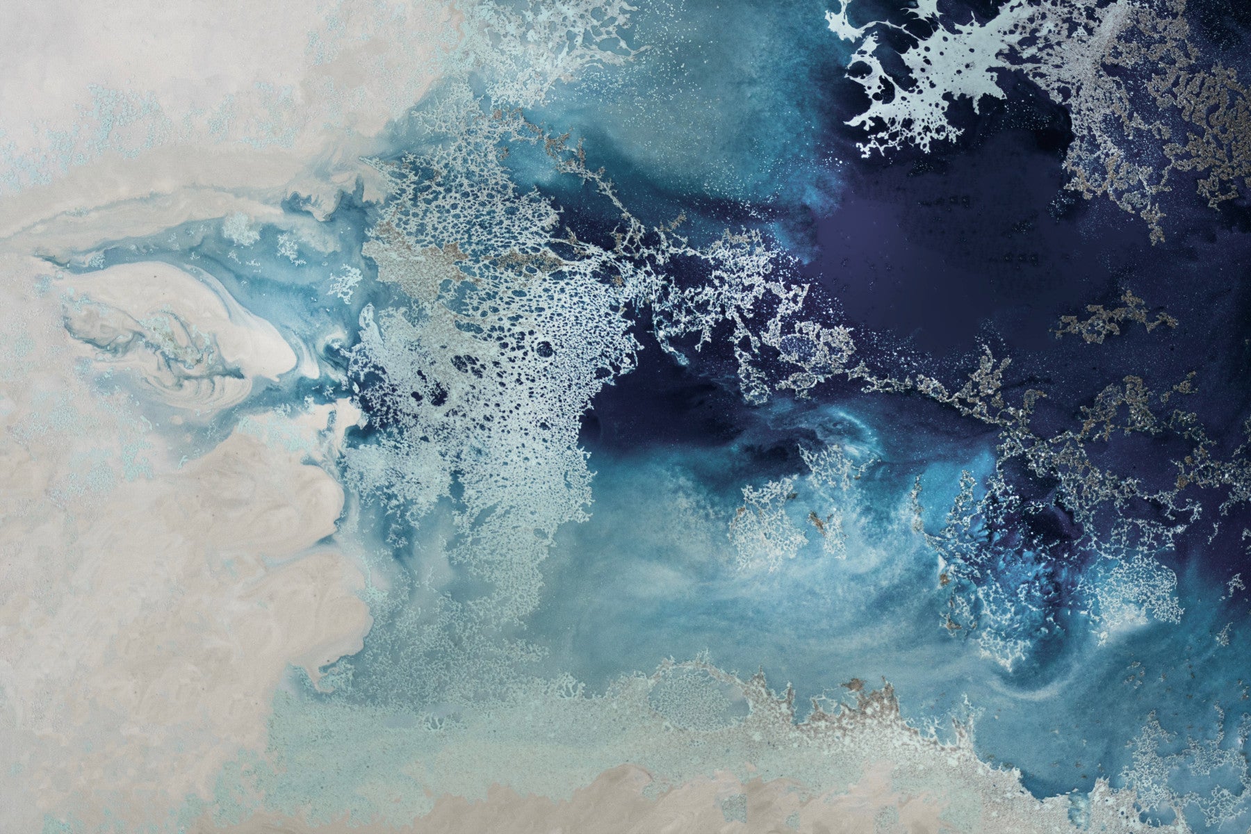Azure Tides Wall Mural - 2733132