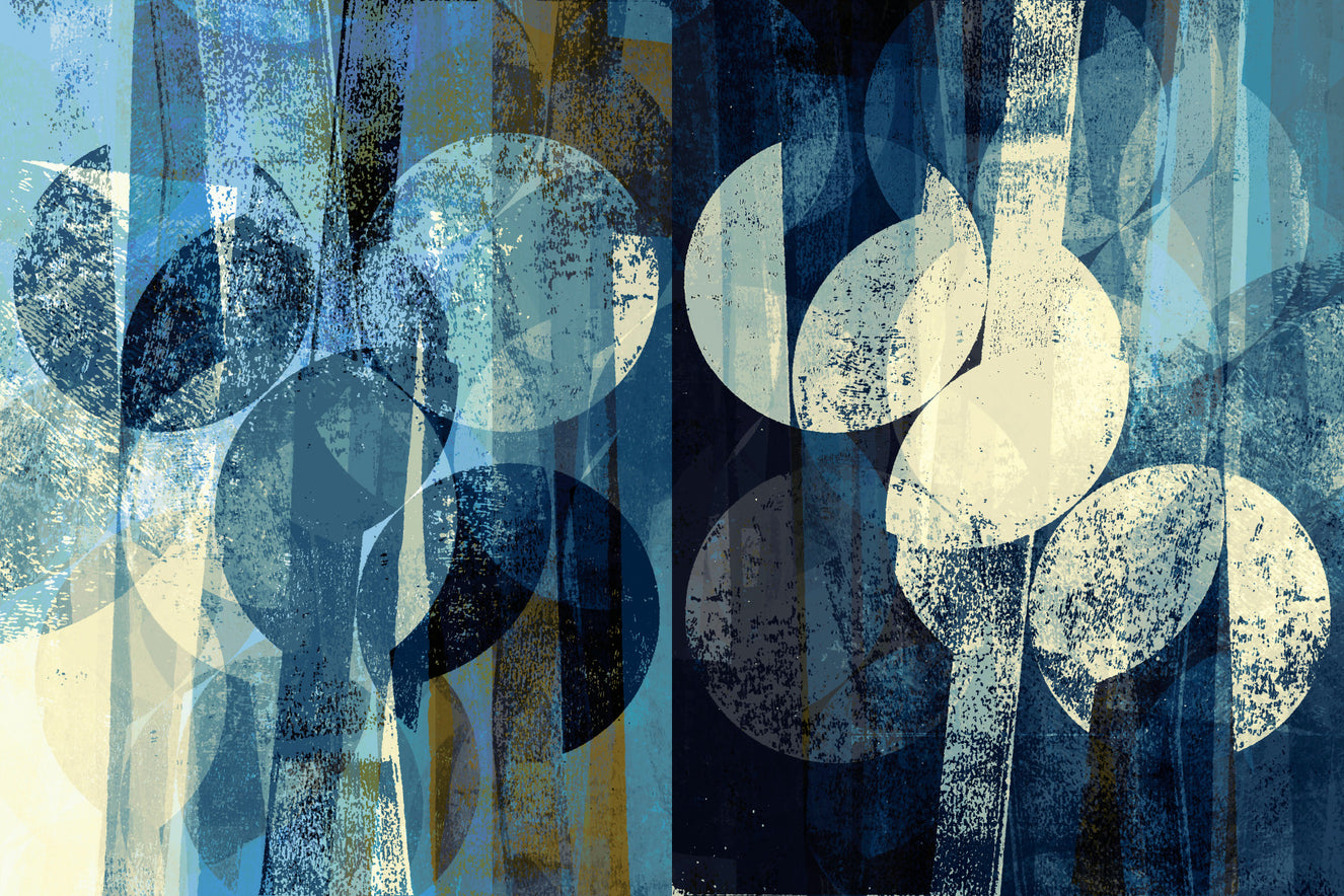 Indigo Echoes Wall Mural - 2749469