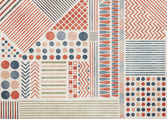 Boho Geo Mix Wall Mural -2861685