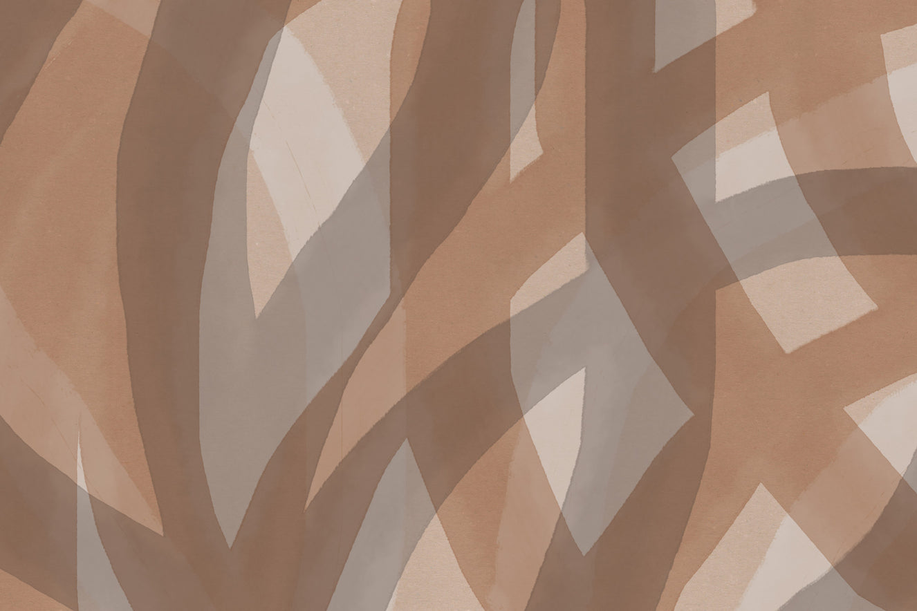 Brushstroke Harmony Wall Mural - 2876439