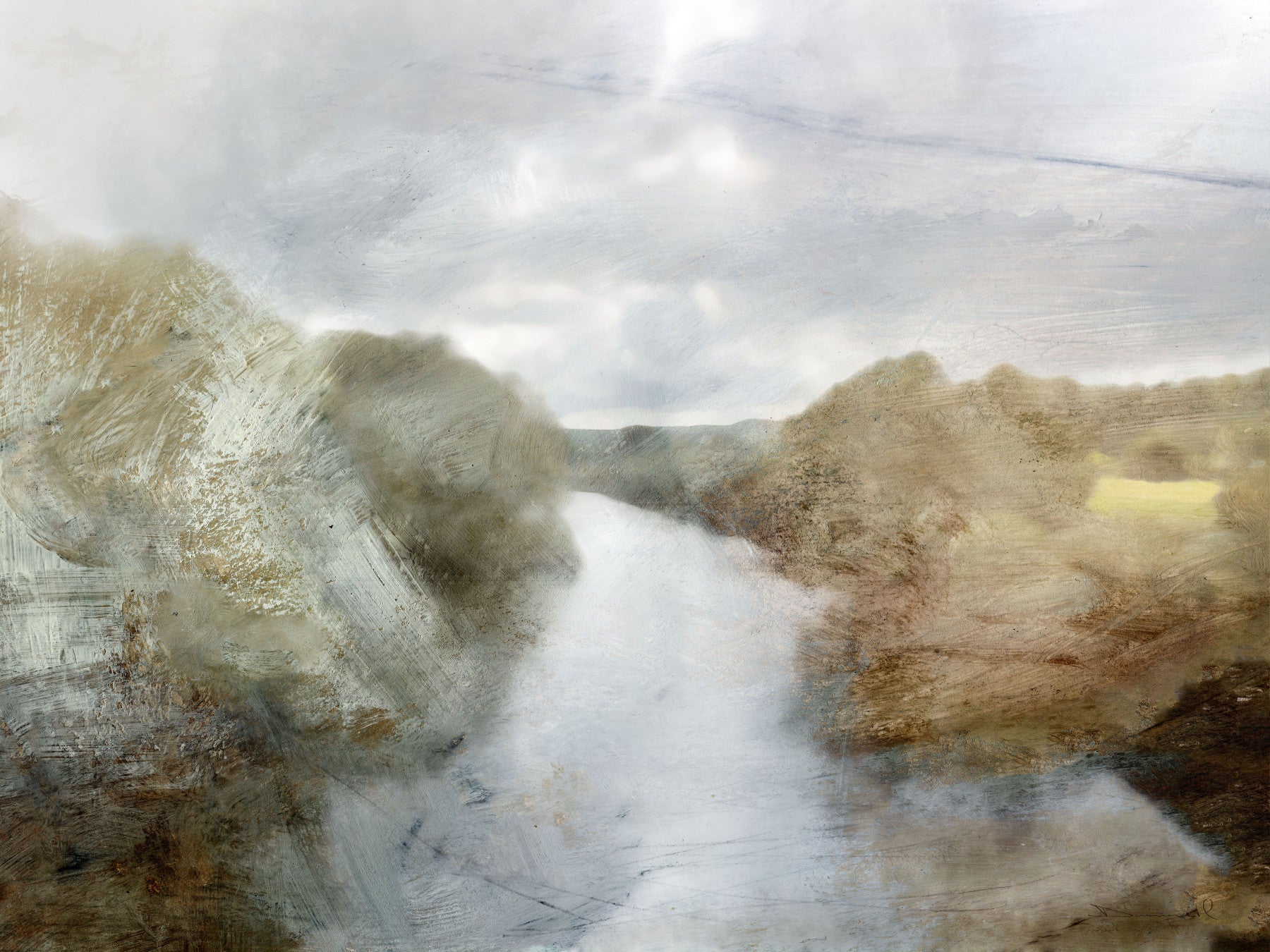 River Haze Wall Mural -2469812 in your room — zoomed