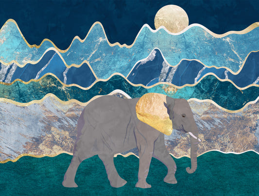 Elephant Vista Wall Mural -2465921