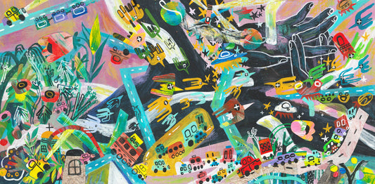 Urban Sprawl Symphony Wall Mural -2574515