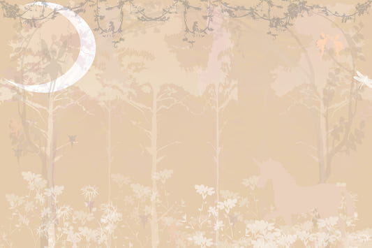 Moonlit Unicorn Grove Wall Mural -2721563