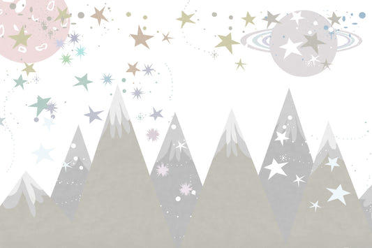 Cosmic Peaks Wall Mural -2719922