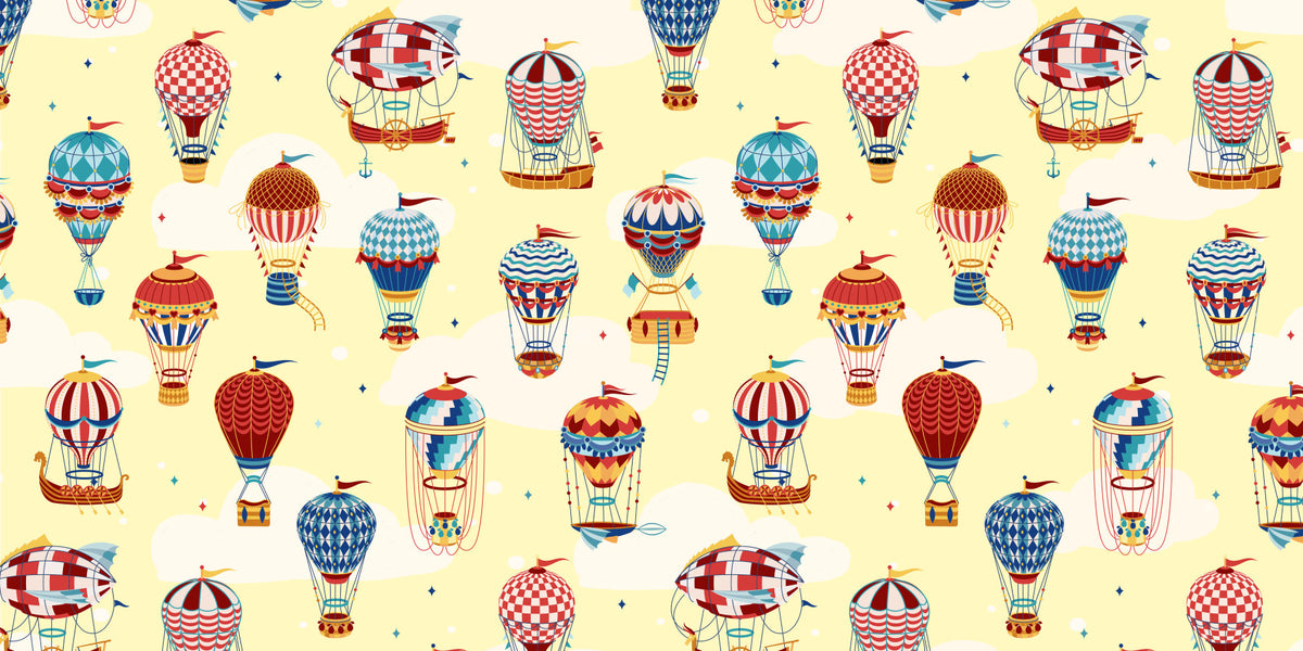 Up, Up, and Away Balloons Wall Mural -2735492 in your room