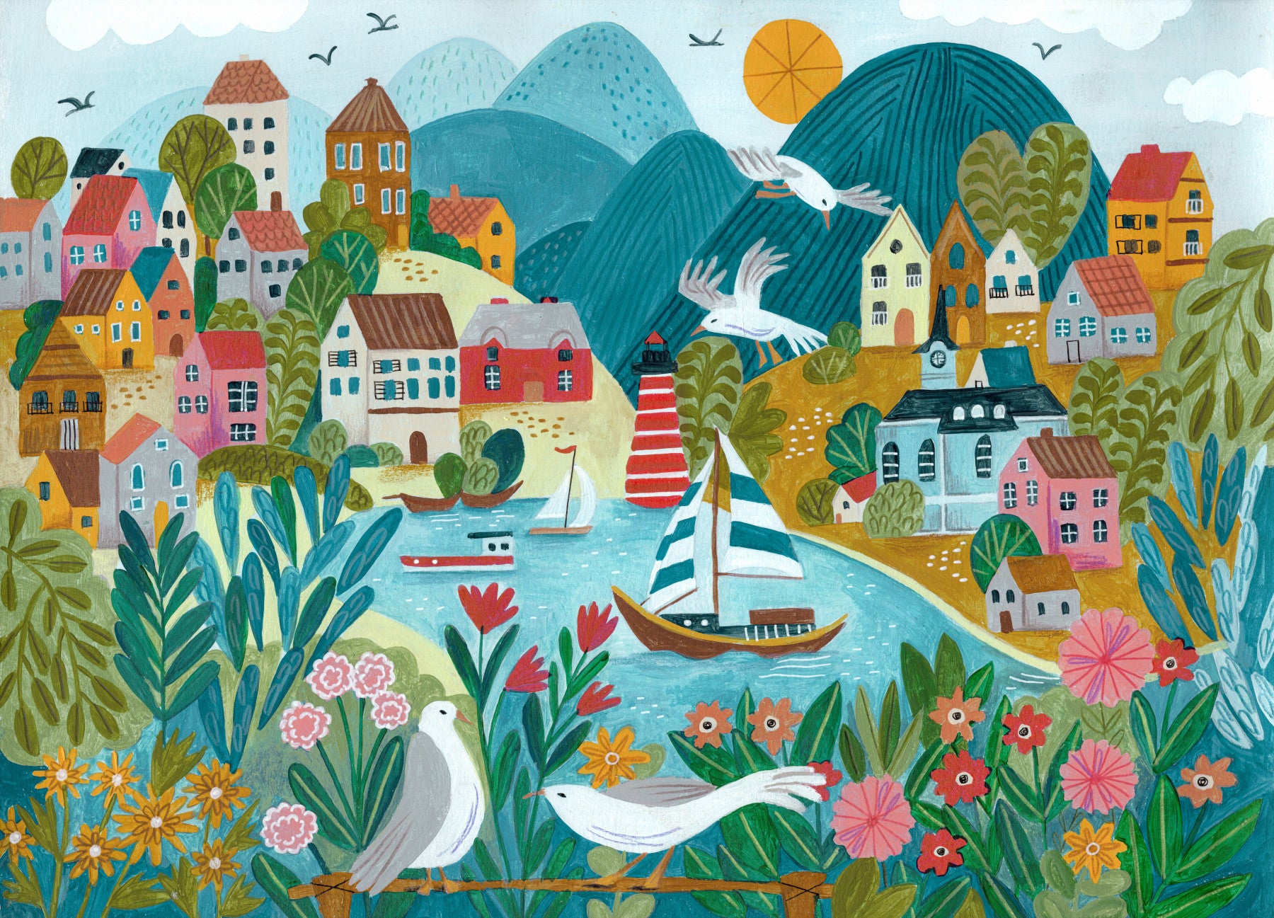 Harbor Haven Wall Mural -2797904 in your room — zoomed