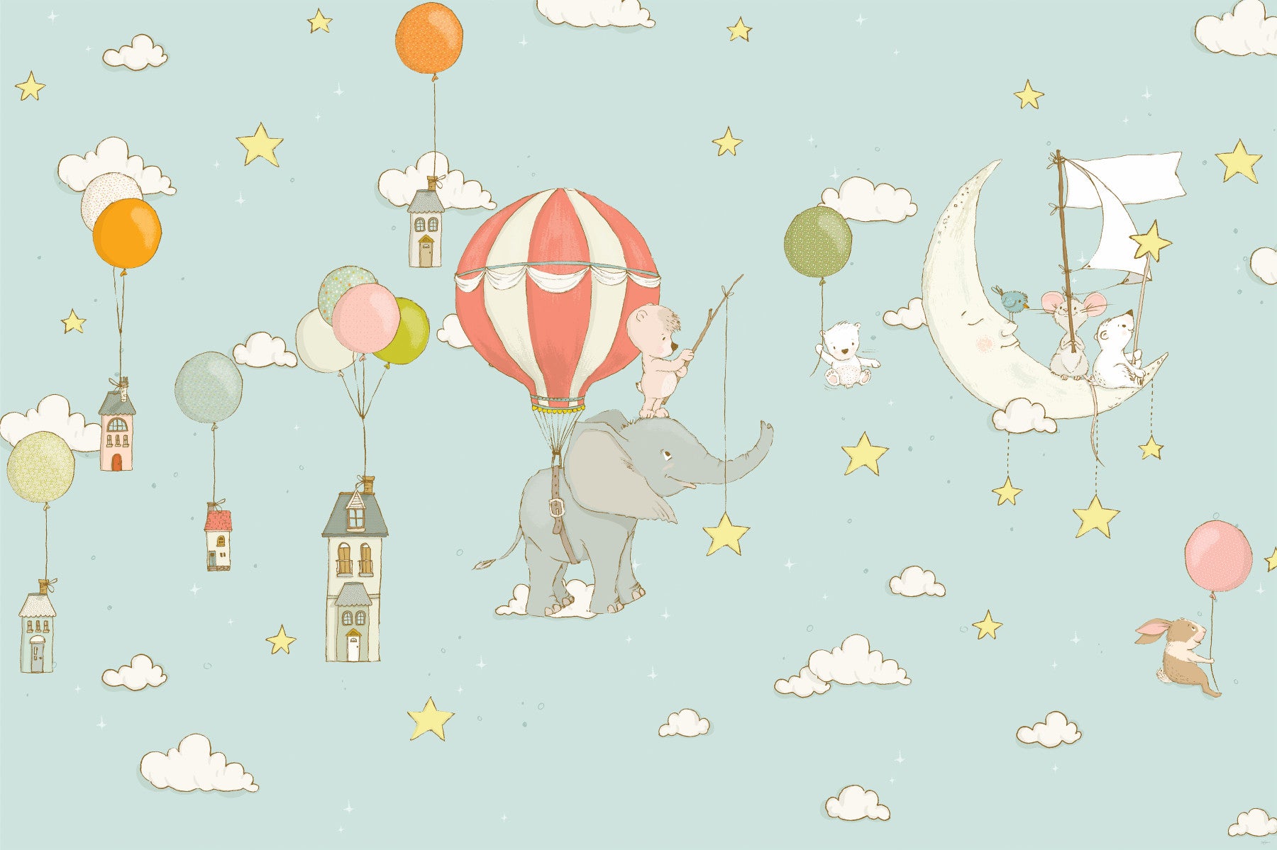 Dreamy Sky Tales Wall Mural -2759473 in your room — zoomed