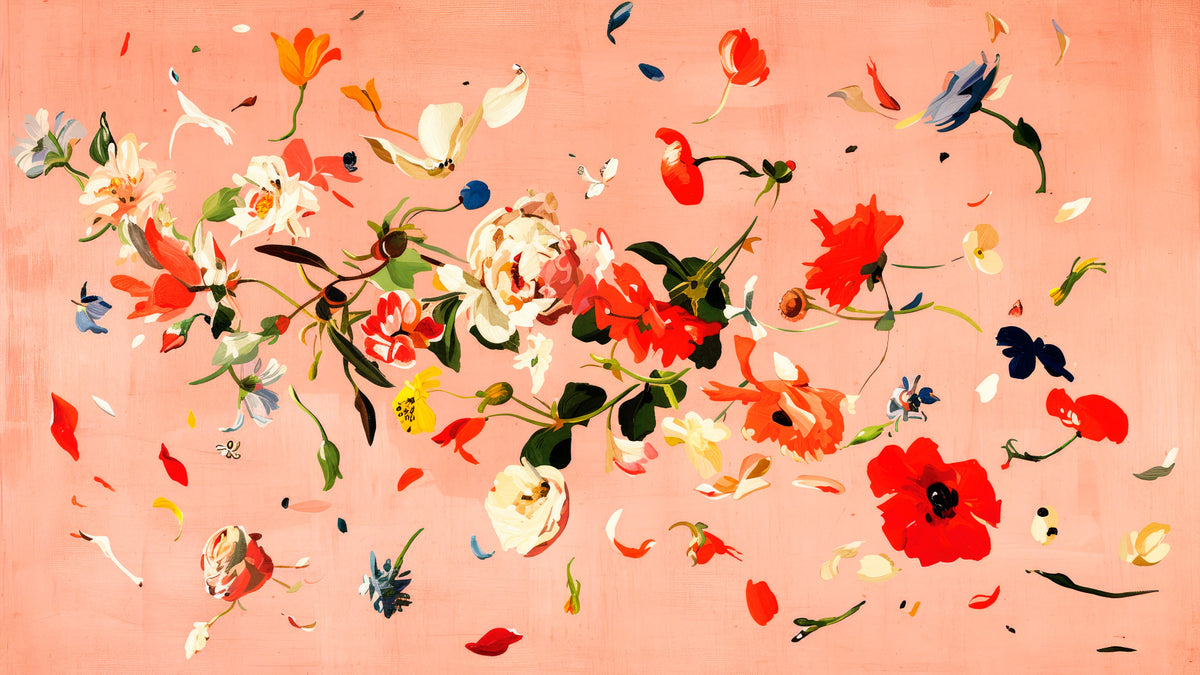 Floral Flush Wall Mural -2740785