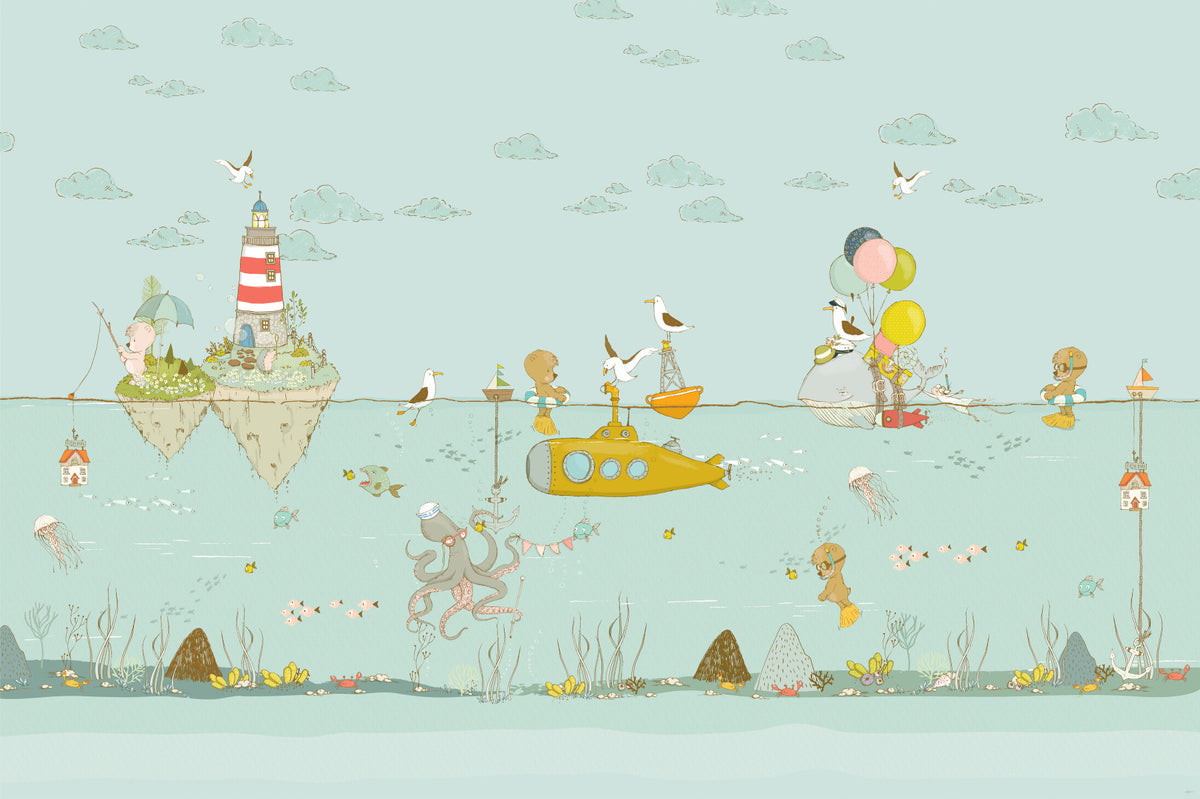 Underwater Whimsy Wall Mural -2759474 in your room — zoomed