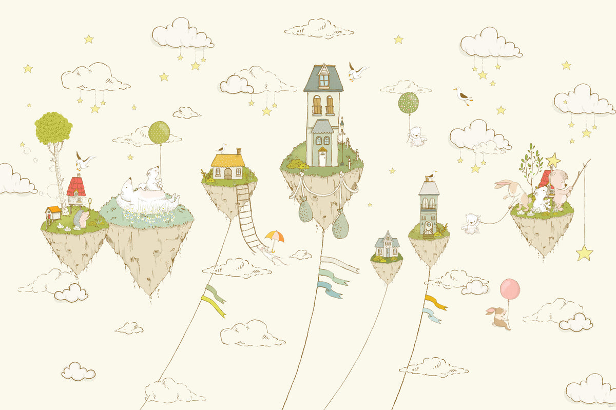 Floating Dreamland Homes Wall Mural -2759478 in your room