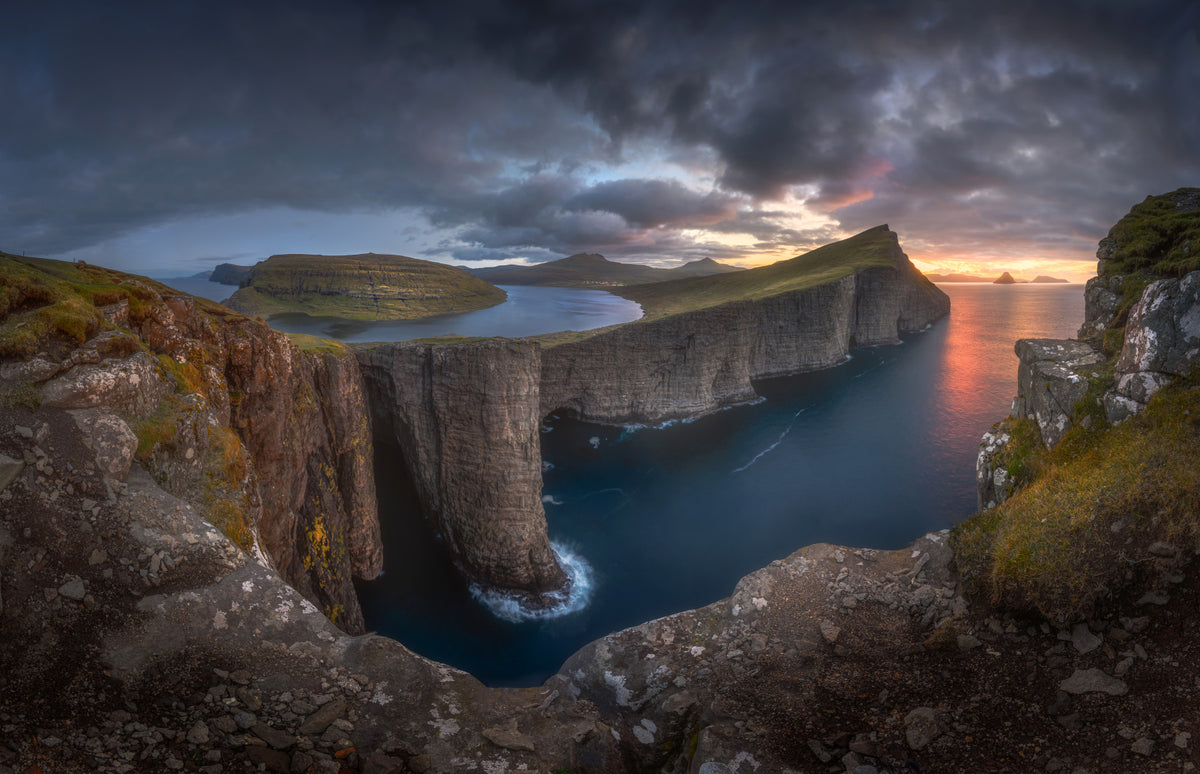 Faroe Cliffs Dawn Wall Mural -2655687 in your room
