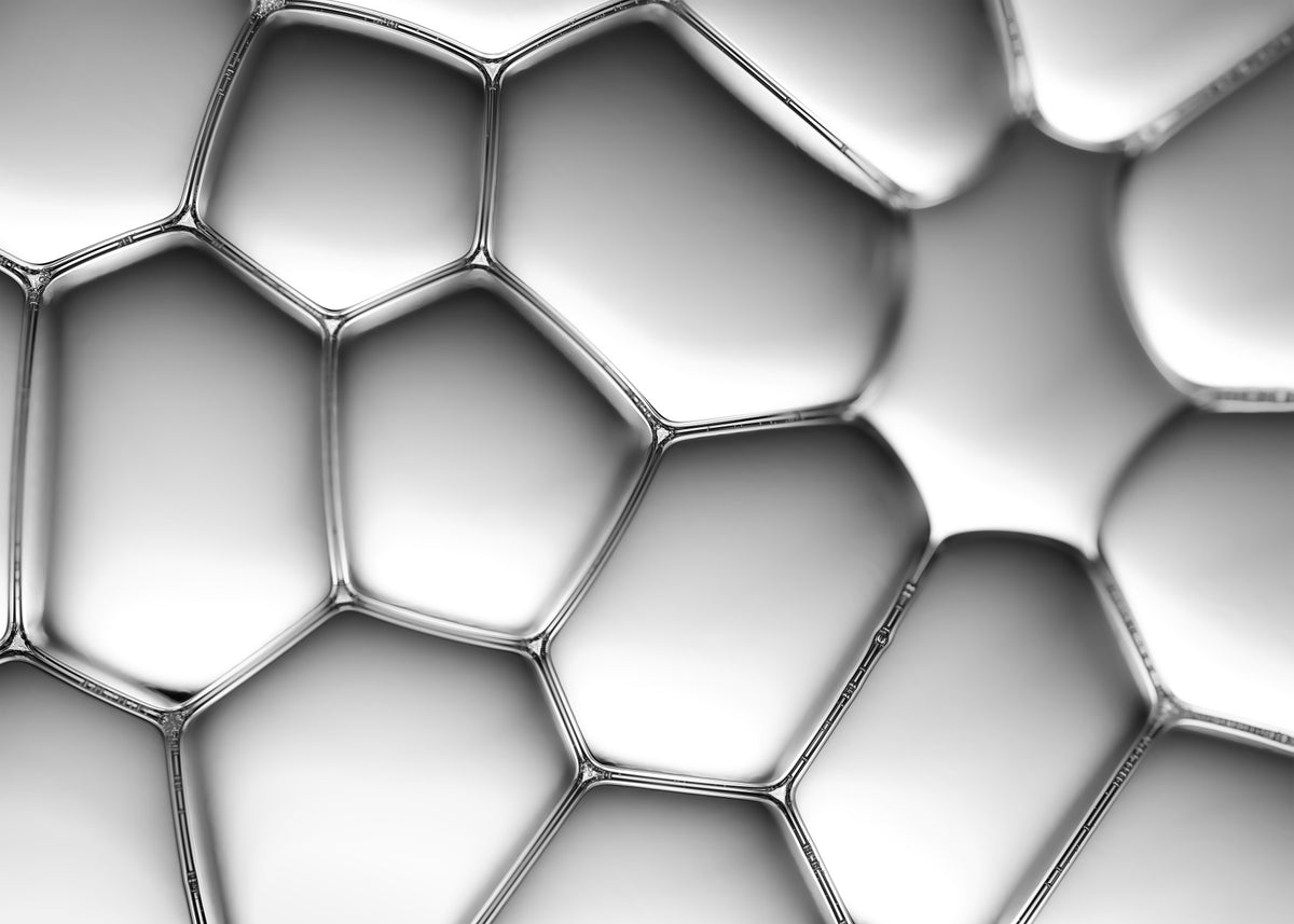 Abstract Cell Structure Wall Mural -2208983 in your room — zoomed