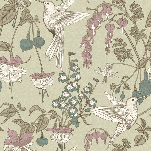 Hummingbird Harmony Wallpaper⁠