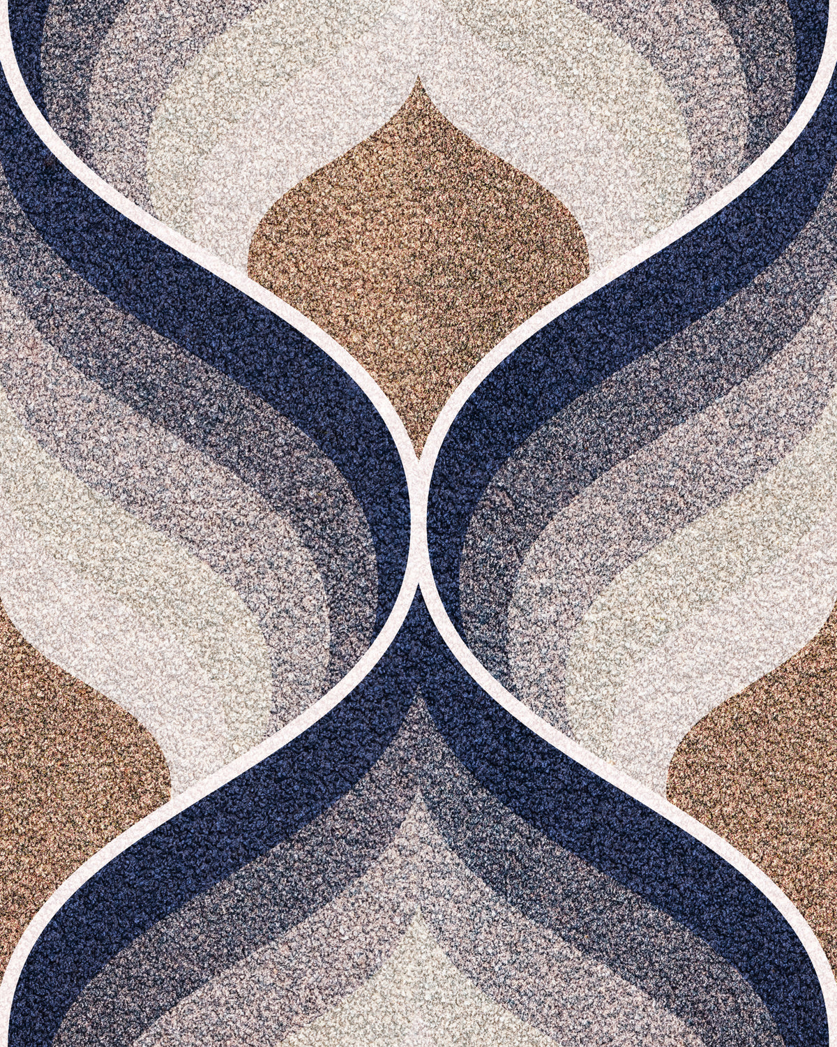 Textured Echoes Wallpaper⁠ in your room — zoomed