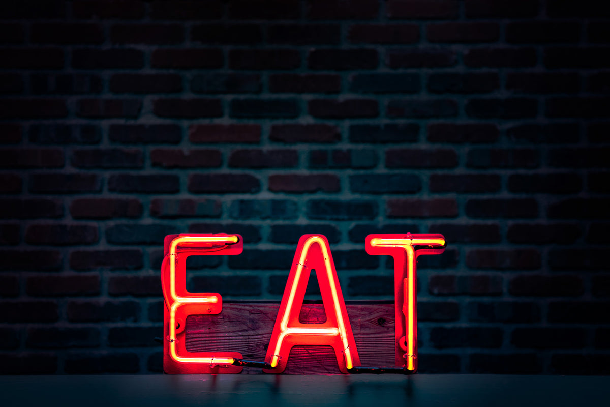 Eat Neon Sign Wall Mural -2226250 in your room — zoomed