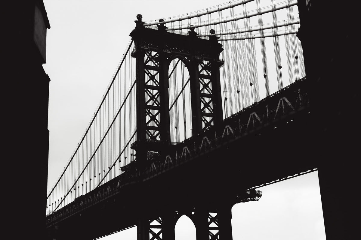 Urban Span: Bridge Silhouette Wall Mural -2333759 in your room
