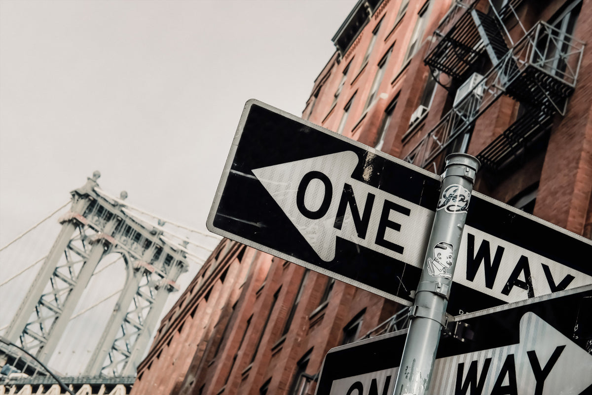 One Way, Brooklyn Wall Mural -2333760 in your room — zoomed
