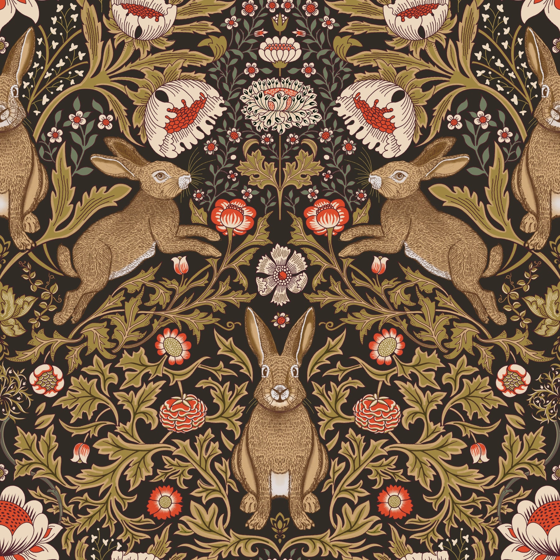 Hare & Bloom Wallpaper⁠