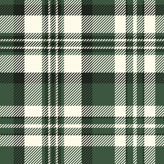 Modern Green Plaid Wallpaper⁠