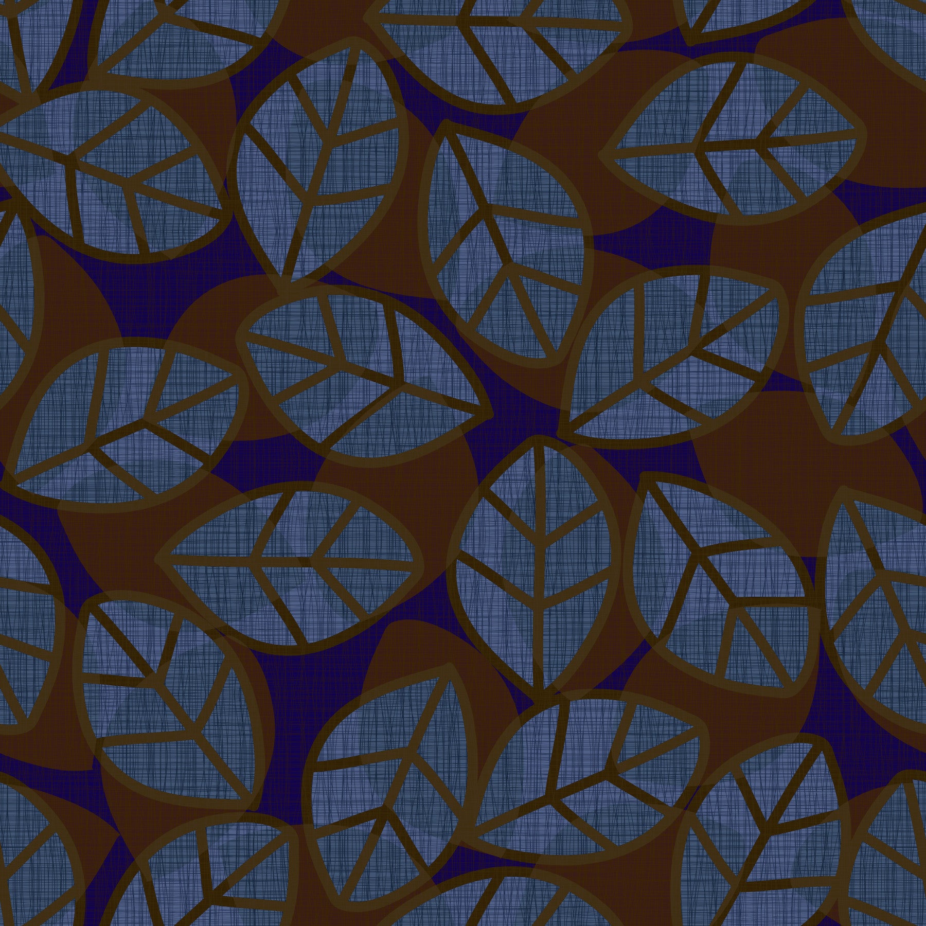 Abstract Leaves Dark Wallpaper⁠